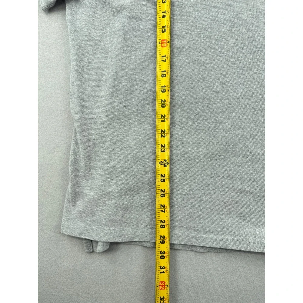 Polo Ralph Lauren Mens XXL Gray Custom Fit Short Sleeve Pique Polo Shirt‎